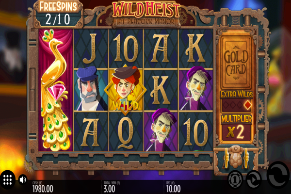 Wild Heist at Peacock Manor Slot Review