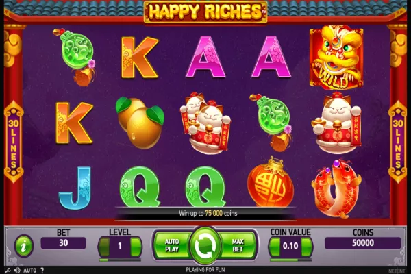 Happy Riches Slot Gráficos e Review