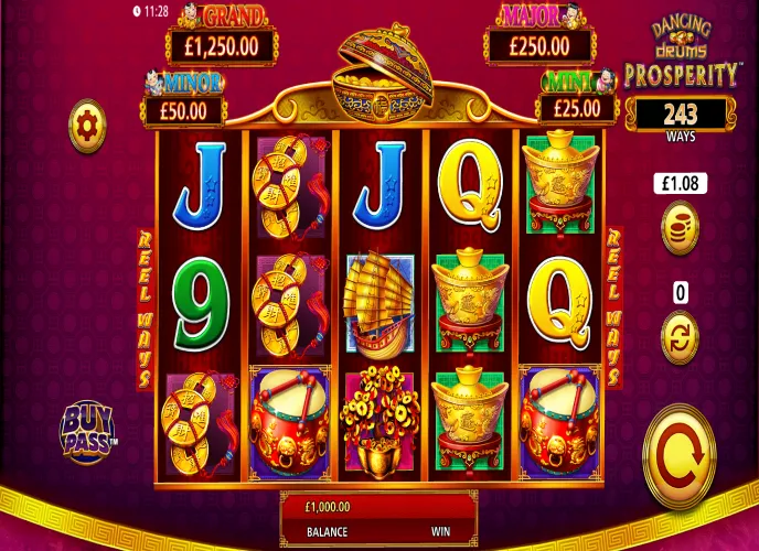 Dancing Drums Prosperity Slot Review