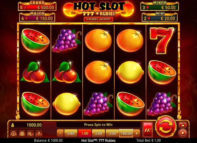 Hot Slot 777 Rubies Slot Review