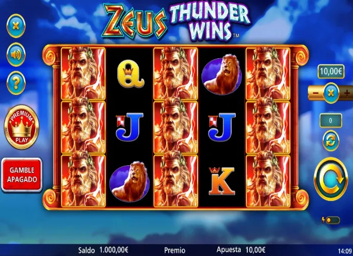 Zeus thunder wins slot review