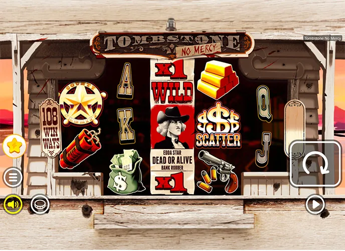 Tombstone No Mercy DX1 Slot Review
