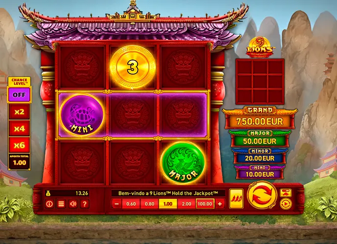 9 Lions Hold the Jackpot Slot Review